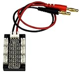 Apex RC Products 6 Battery Lipo Parallel Charging Board, Blade 130 X MCPX BL Parkzone & Eflite UMX 1461