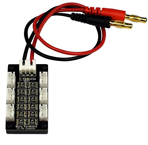 Apex RC Products 6 Battery Lipo Parallel Charging Board, Blade 130 X MCPX BL Parkzone & Eflite UMX 1461