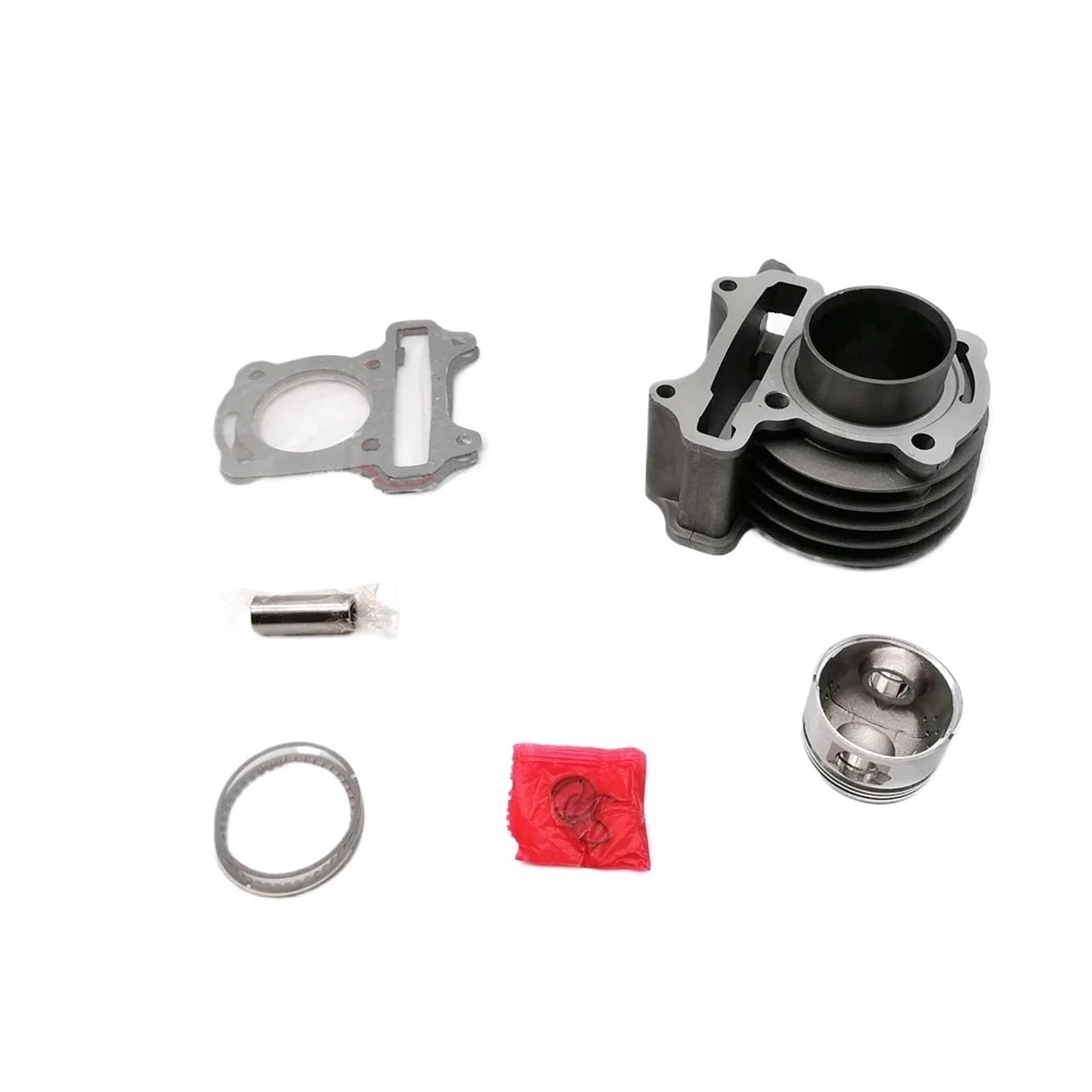 Juego de anillos de pistón de 44 mm y cilindro de motor GY6 60cc para scooter ciclomotor