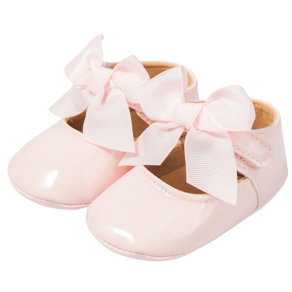 6 to 12 Months Newborn Baby Girls Belly Shoe Fancy Anti-Slip Sandal Booties BT4209-image-49
