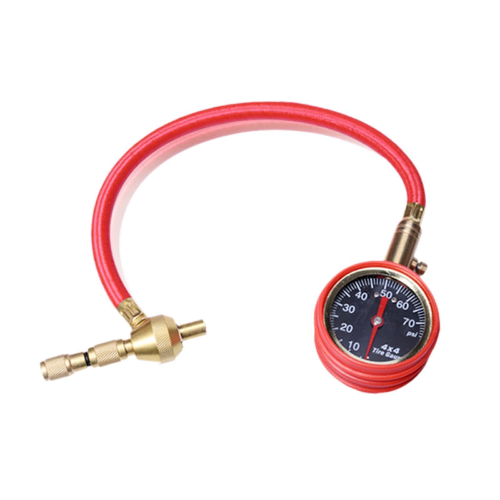 Desinflador de Neumáticos 4x4, Manómetro de Presión de Neumáticos de 0 a 70 PSI para Camiones, Motocicletas Y UTV.
