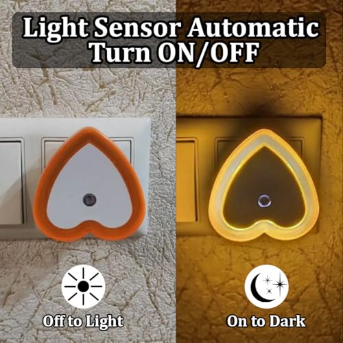 Image of fizzytech Decorative Heart LED Lights, Yellow (Pack of 2) for Home, Bedroom, Diwali, Christmas & Party Decoration (Heart Yellow Pack-2)