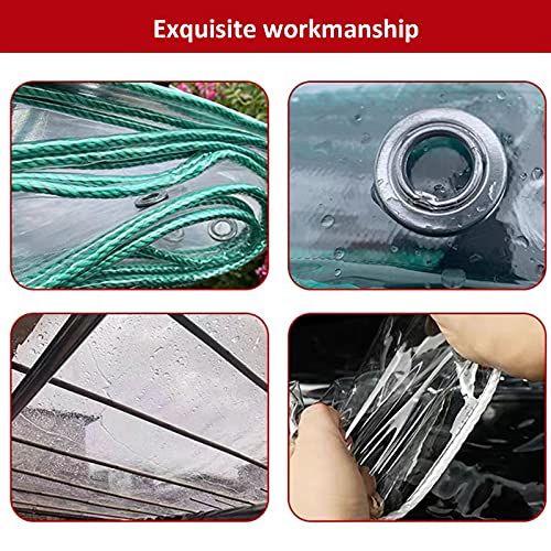 Lona impermeable contra viento y humedad en terrazas cubierta transparente OKUOKA 6