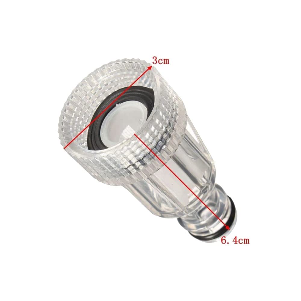 Trade-Shop 2 filtri dell'acqua (3/4") compatibili con Bosch, Lavor, Parkside, Nilfisk, Stihl, Makita, NAC, Black & Decker idropulitrice tubo da giardino