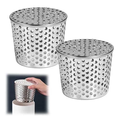 2 Pièces Crapaudine De Gouttière Acier Inoxydable Argenté Protege Gouttiere 110-90 mm Adaptées Aux Tuyaux De Descente Et Aux Gouttières Gardez Votre Cour...
