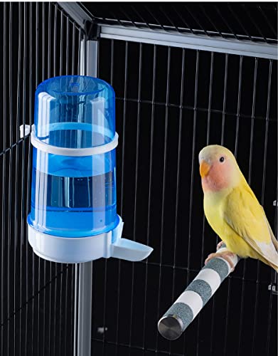 Automatic Bird Waterer Feeder,Bird Water Dispenser for Cage,2PCS No Mess Feeder Parakeet Cockatiel Cage Accessories - Image 6