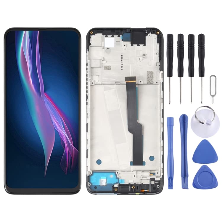 Écran LCD TFT Motorola One Fusion + avec numériseur complet pour réparer le tactile noir
