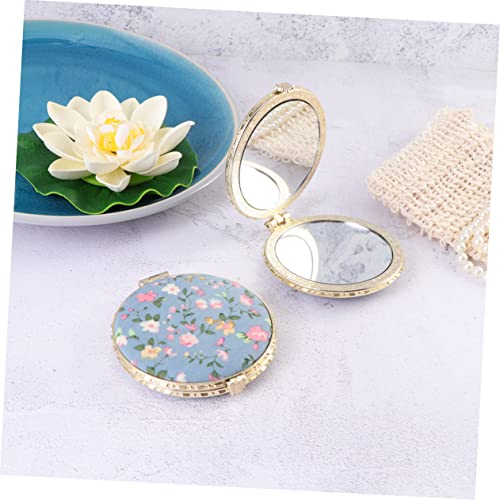 FUNOMOCYA 2 Unidades Mini Espelhos De Maquiagem Meias Femininas Espelho Compacto Espelho De Bolso Es