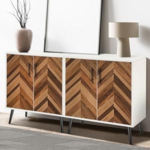 Storage cabinet with doors and shelves kitchen free standing buffet cabinet with storage sideboard cabinet with adjustable shelves wood accent cabinet for living room bathroom entryway hallway  urban country home decor