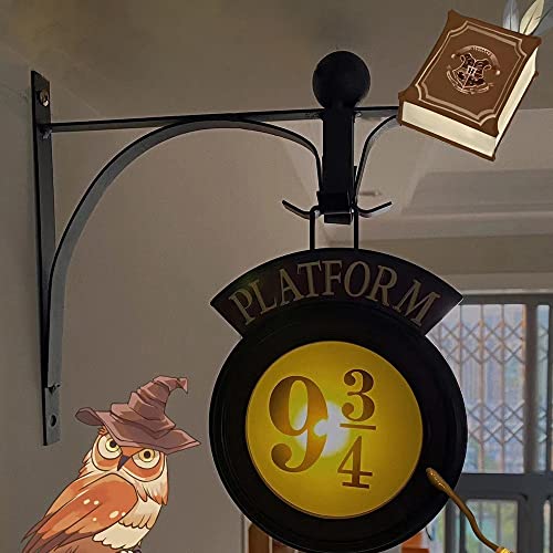 Deluisho Appeso a Parete Luce Notturna, Lampada a Staffa per Film, Luci di Notte, Luci Notturne Appese Alla Parete dei Bambini,Decorazione del Soggiorno, (Nero)