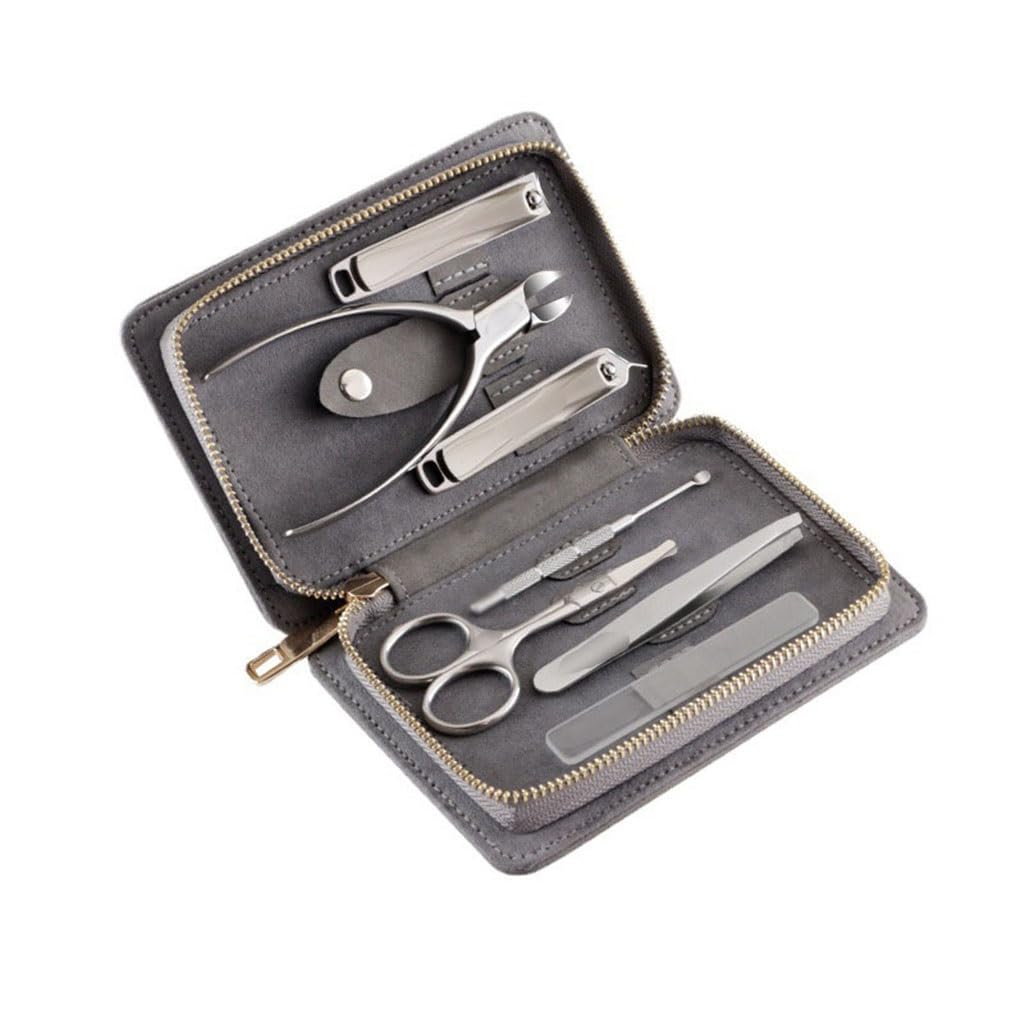 Stainless Steel 7 Piece Nail Clipper Set Scissors Pliers Manicure Nail Tools for Home Use