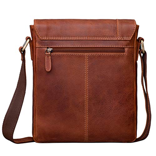 STILORD 'Easton' Kleine boodschappentas Echte lederen Vintage Schoudertas Portret 10,1' Tabletzak voor iPad DIN A5… - Image 6