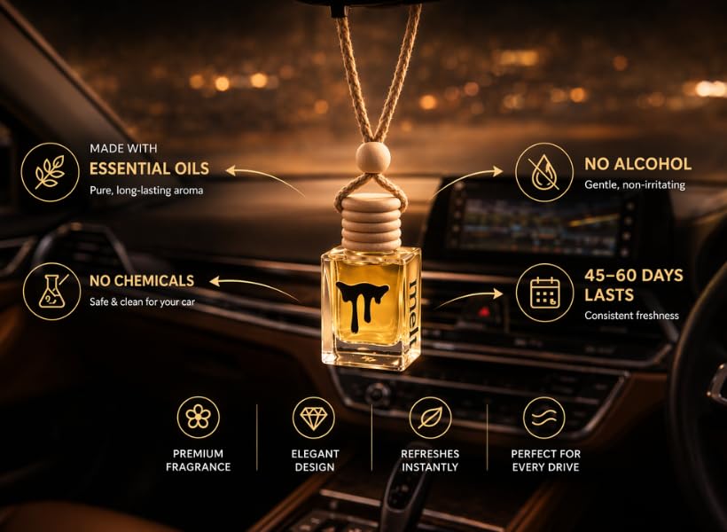 Image of Melt Citrus Burst Car Perfume, 12 ml