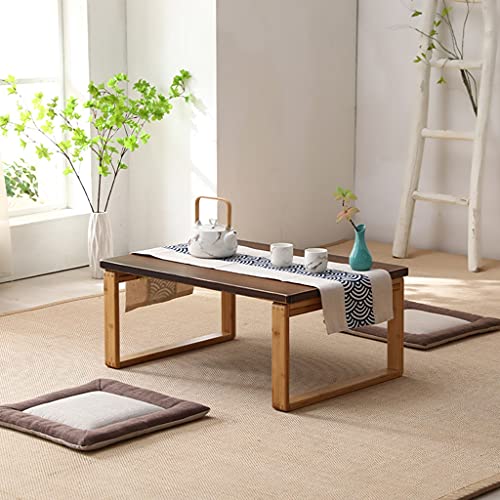 Table basse de ménage pliable en bambou pour gagner de la place - 3