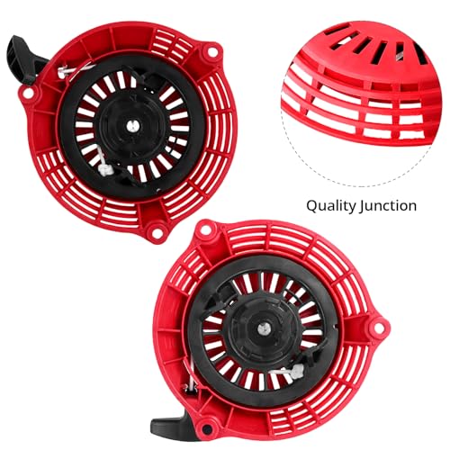 QWORK® Seilzugstarter, Seilzugstarter für Rasenmäher, Kompatibel mit Honda-Motoren GC135, GC160, GCV135, GCV160, EN2000, EN2500 28400-ZL8-023ZA und 28400-ZL8-013ZA