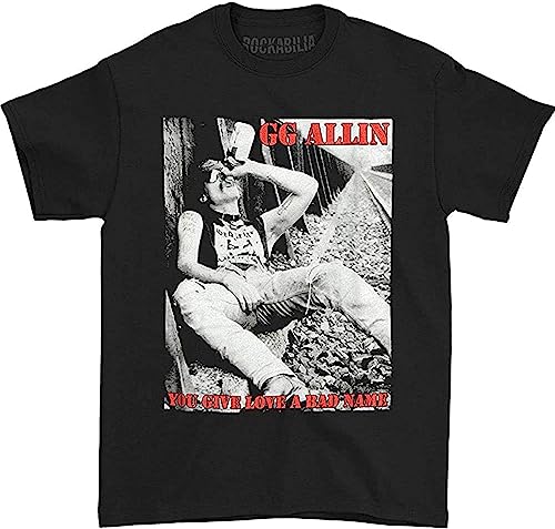 Fdym GG Allin You Give Love A Bad Name Mens T-Shirt Size 3XL