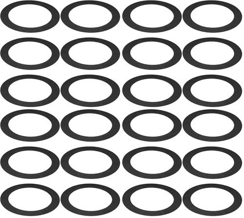 Image of PATIKIL Goof Rings for 4 inch Inch Recessed Can Lighting Down Light, 6 Pcs Metal Goof Trim Rings Cover, Outer Diameter 6.7-inch, Inner Diameter 4.25-inch, Matte Finish Black，Flush Mount (Pack of 4)