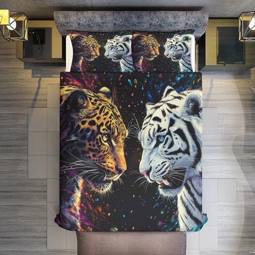 Ropa de cama de leopardo infantil para decorar habitaciones juveniles 7
