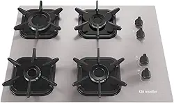 Cooktop Mueller 4 Bocas de Alumínio com Queimador Ultra Chama MCG4BK