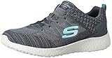 Skechers Sport Women's Burst Fashion Sneaker, Charcoal, 7 M US