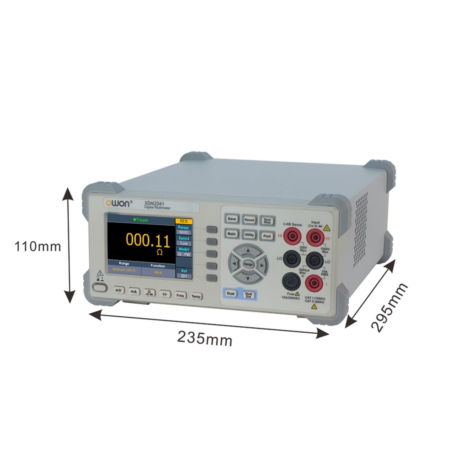 XDM2041 4 1/2 Vero RMS Multimetro digitale da banco Tensione CA Corrente Temperatura Resistenza Frequenza 55000 conteggi RS232