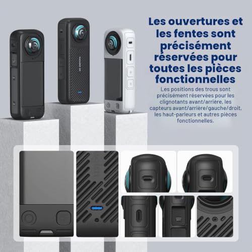 Pack accessoires Insta360 X4 idéal pour voyage et randonnée - 3