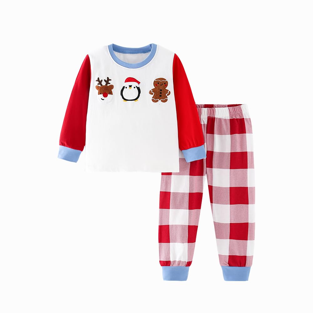 LitBud Girls Pajamas Unicorn,Sleepwears 2pcs Long Sleeves Pjs Nightwear Tops + Pants Sets Nightwear Outfits for Kids Toddler 2-10 Years — view 8