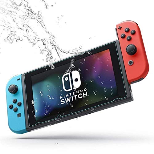 HQ-CLOUD Lot de 2 Verre Trempé Pour Nintendo Switch .Film de Protection d'écran Transparent - Anti Rayures - Ultra Résistant Dureté 9H