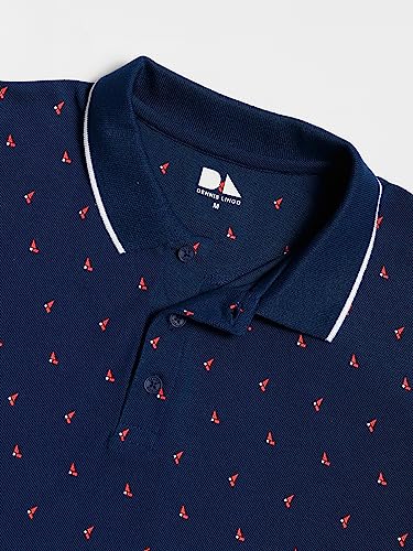 Image of Dennis Lingo Printed Polo Tshirt for Men