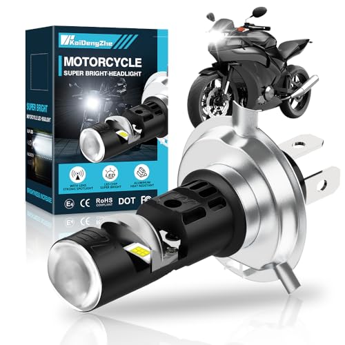 KaiDengZhe Lampadina H4 LED, 1 PZ HB2 9003 LED Lampadine per Fari con Mini Proiettore Len Risolve il Problema Dell'astigmatismo 30W 6000K 5000LM Plug Play Kit di Conversione H4 LED per Scooter Moto