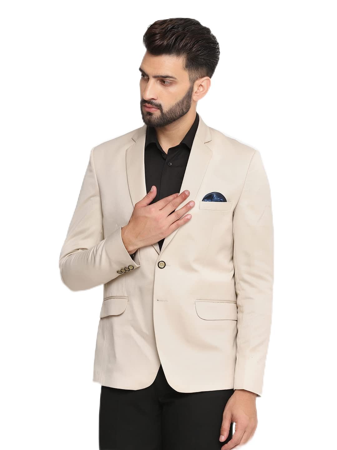 Men's Single Breasted Regular Fit Blazer for Occasion, Weddings, Party