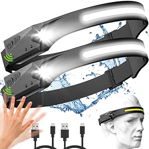 Lampada Frontale Impermeabile COB Night Buddy Sensore LED 230° Testa - Foto 2