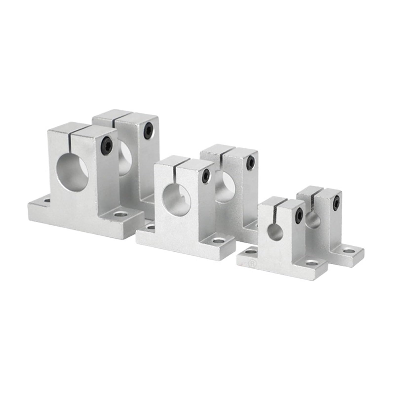 1 pieza de eje óptico lineal SK, soporte vertical, marco de rodamiento de aleación de aluminio, soporte de varilla pulida SK/8 mm, SK/60 mm(SK 40mm)