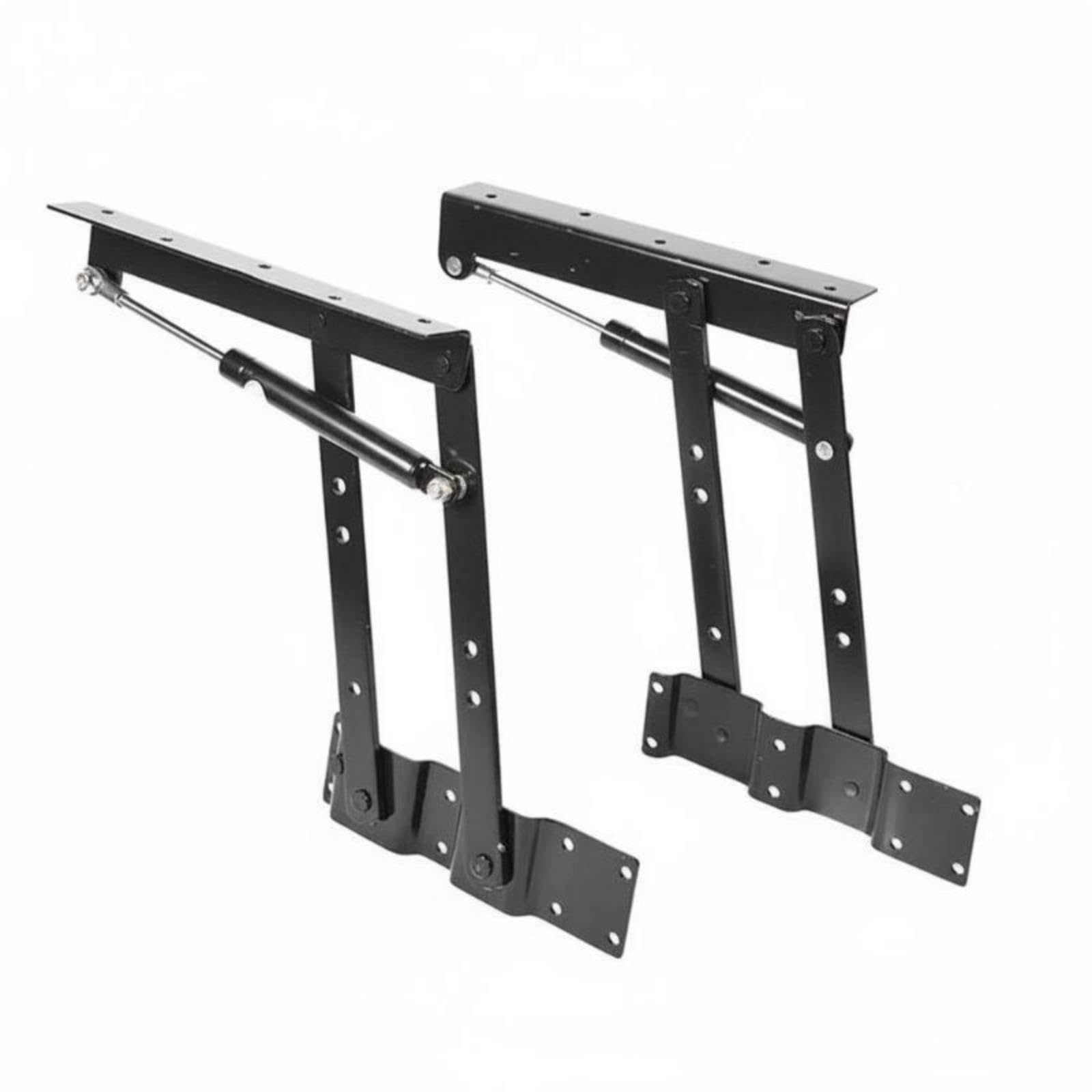 2 Pieces Lift Tabletop Table Hardware Multi-Functional Coffee Table Lift Top Hardware Space Saving Gas Spring Lifting Frame for Furniture Makers 120N-image-45