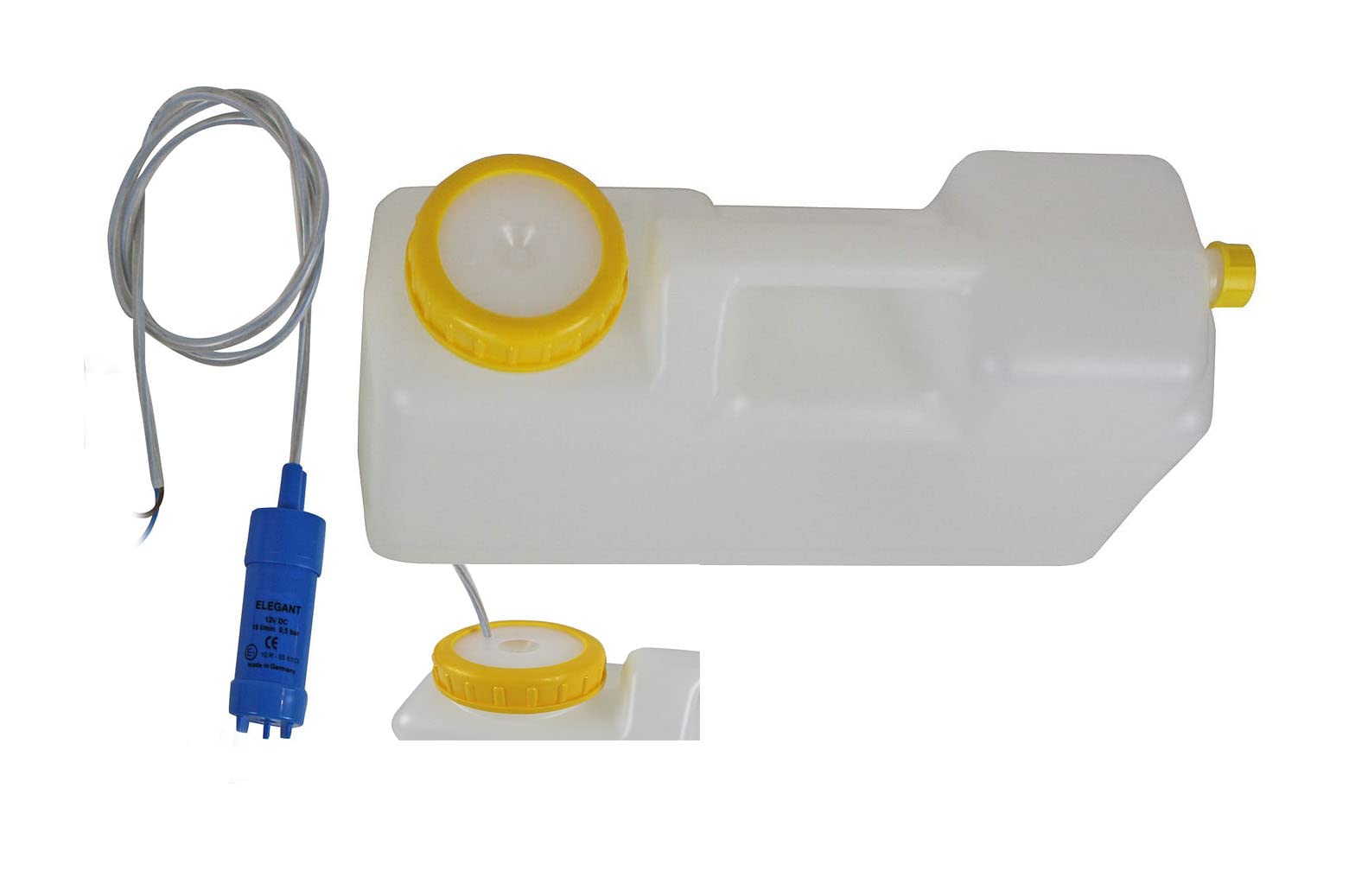 12 Liter Raumsparkanister Wasserkanister +12V Pumpe Wohnmobil Camping womo Bulli Camperausbau Reisemobil Caravan Comet Frischwassertank(ad-ideen) Sport & Freizeit