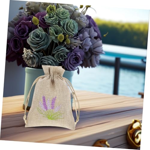 Bolsa de Lino con Cordón Lavanda 22 Piezas miniatura 4