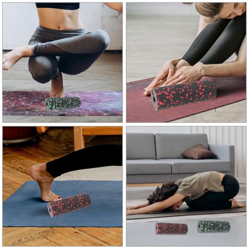 2 piezas Set de Rodillos de Espuma para Masaje Muscular, Columnas Compactas y Livianas para Ejercicio, Masaje Profundo de Tejidos, Portátiles para Casa y Viaje miniatura 7
