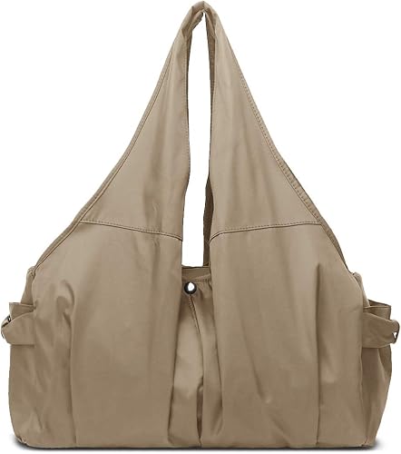 Bolso de hombro para mujer, impermeable, ligero, bolso de trabajo y bolso de mano, bolsa de viaje de nailon Oxford de gran capacidad