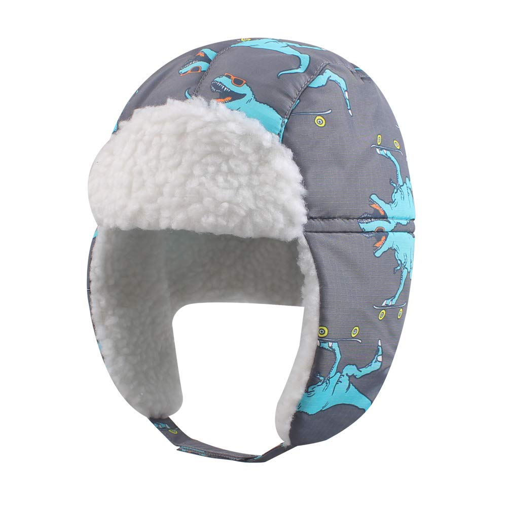 BAVST Winter Trapper Hat for Boys Girls Waterproof Warm Baby Toddler Ushanka Fleece Beanie Hats for 6M-6T