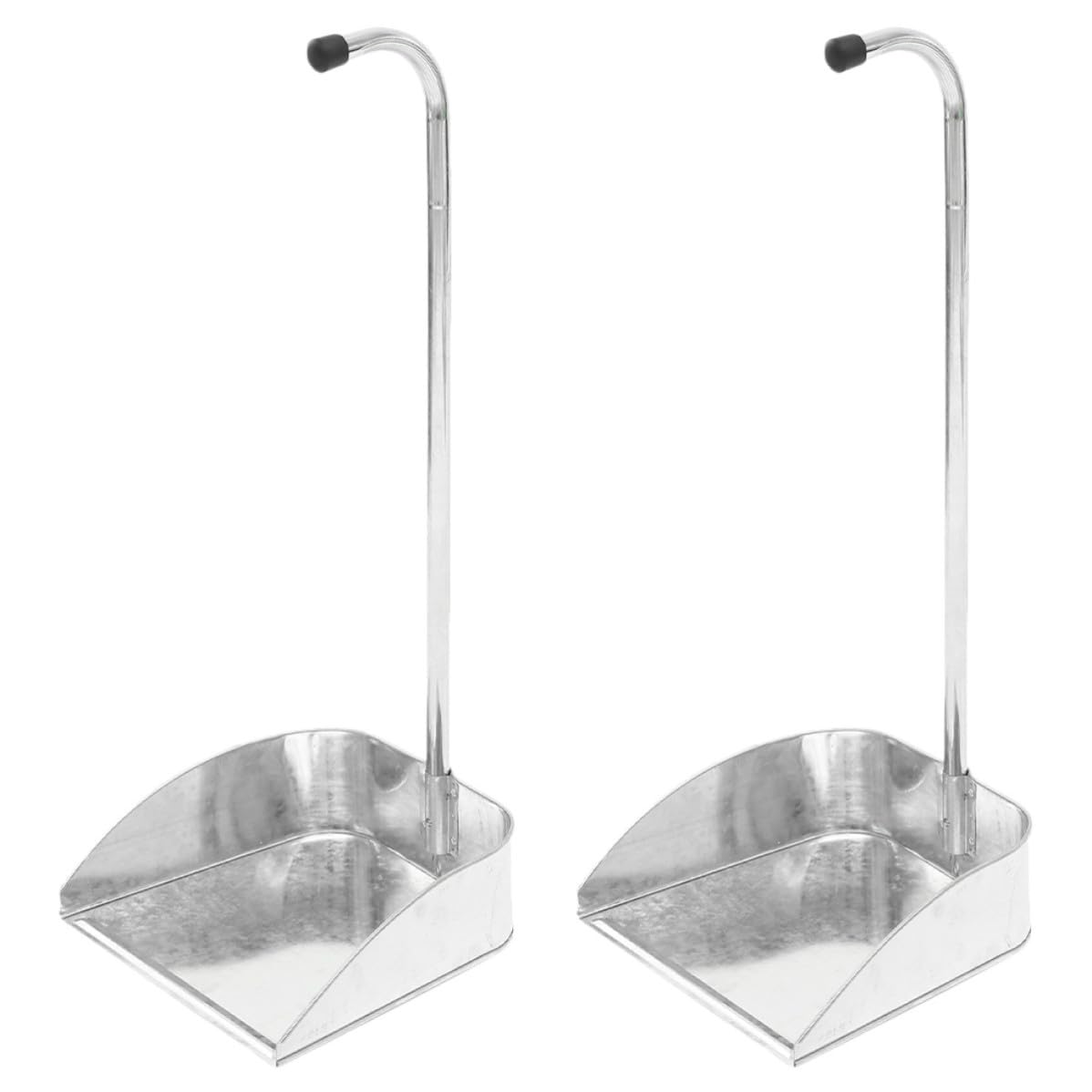 MAGICLULU 2 Piezas Recogedor de Metal Galvanizado de Hierro