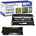 SuperInk 2 Pack Compatible Toner Cartridge & Drum Unit Set Compatible for Brother TN350 DR350 use in DCP-7010 HL-2030 HL-2070N Intellifax 2820 MFC-7220 Printer (1 Toner, 1 Drum)