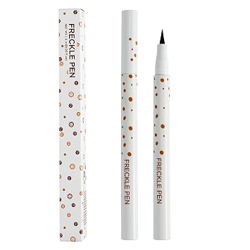 Freckle Pen for Face Waterproof Long Lasting - Natural Faux Freckles Makeup Pen with Precision Tip, Vegan and Cruelty Free, Light Brown for Daily Use and Special Occasions