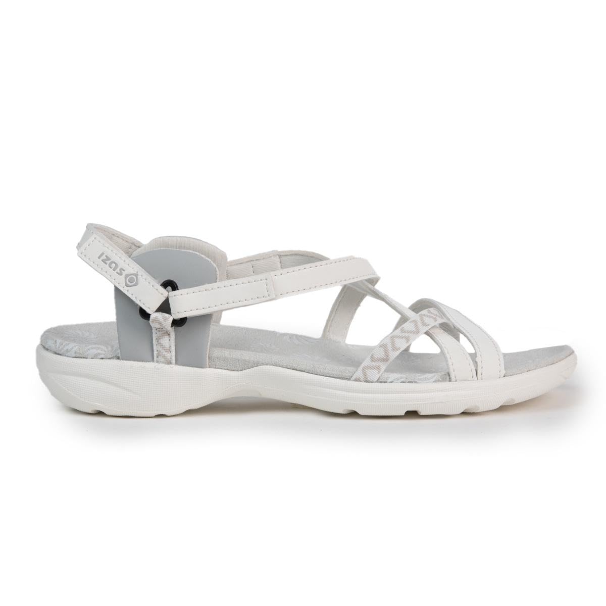 Izas Sandalias Deportivas para Mujer - Ancelle - Ligeras y Cómodas - Ideales para Trekking y Senderismo - Suela TPR - Color ATLANTIC/CERAMIC - TALLA PEQUEÑA (SE RECOMIENDA PEDIR UNA TALLA MÁS)