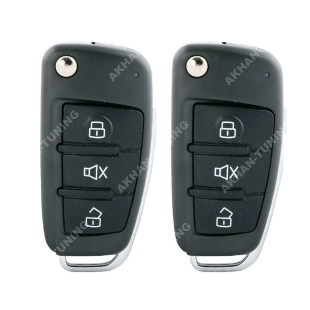 akhan AKH66164149 100A68 - Kit de conversión de Alarma (Incluye 2 mandos a Distancia para Todos los Cierres centralizados de 12 V)
