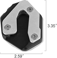 Vista 4 de Almohadilla de soporte lateral, soporte lateral para ampliar, placa de extensión antideslizante para Yamaha MT09 TRACER 900gt