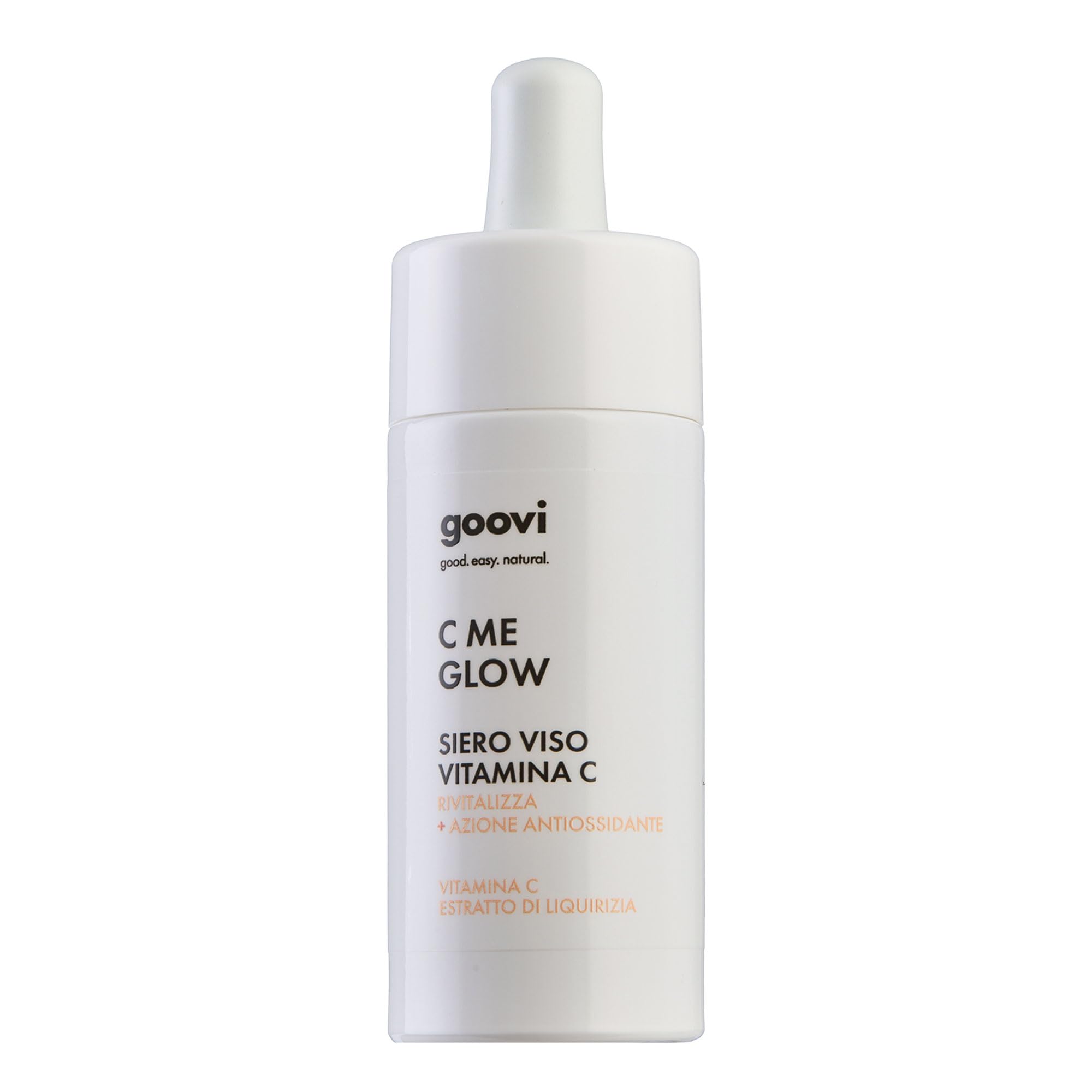 GOOVI C Me Glow Vitamina C Face Serum - Siero viso per una carnagione radiosa, antiossidante e idratante, 30 ml