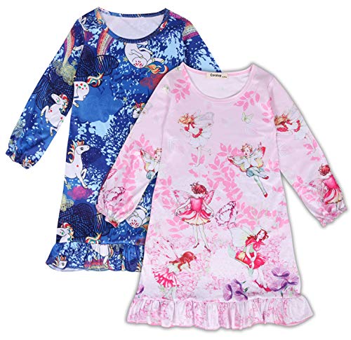 Little Girls' 2-Pack Casual Dresses Playwear Dress 1-9 Years