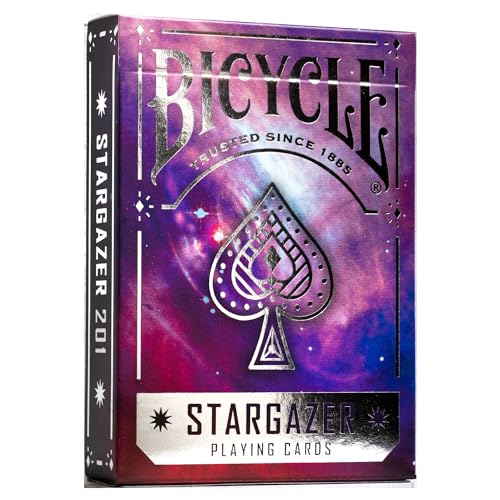 Bicycle- Humble Stargazer 201, Color Plata, Mediano (The United States Playing Card Company 10044435)