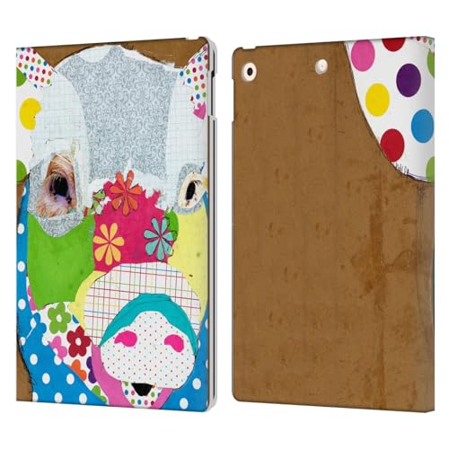 Housse iPad 10.2 Michel Keck porc animaux en cuir pour sublimer votre bureau au quotidien