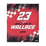 Northwest NASCAR Bubba Wallace Simple Speed Silk Touch Throw Blanket, 50x60 inches